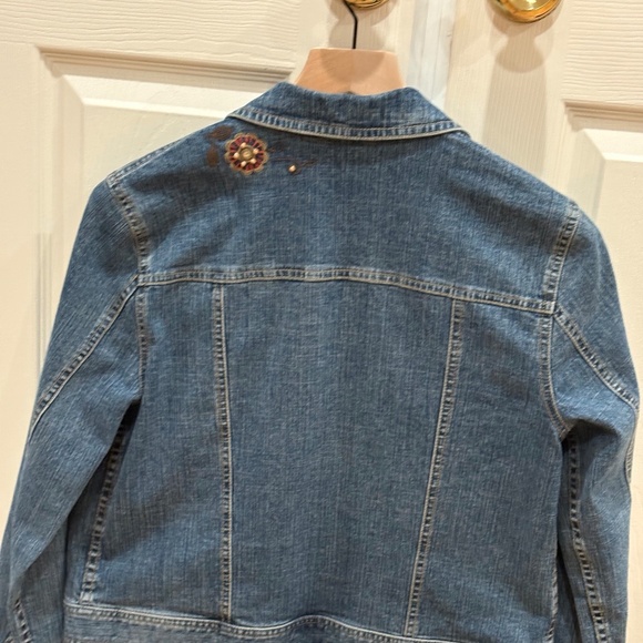 Katie HIll Petite Denim Jacket size 8P - Picture 5 of 5